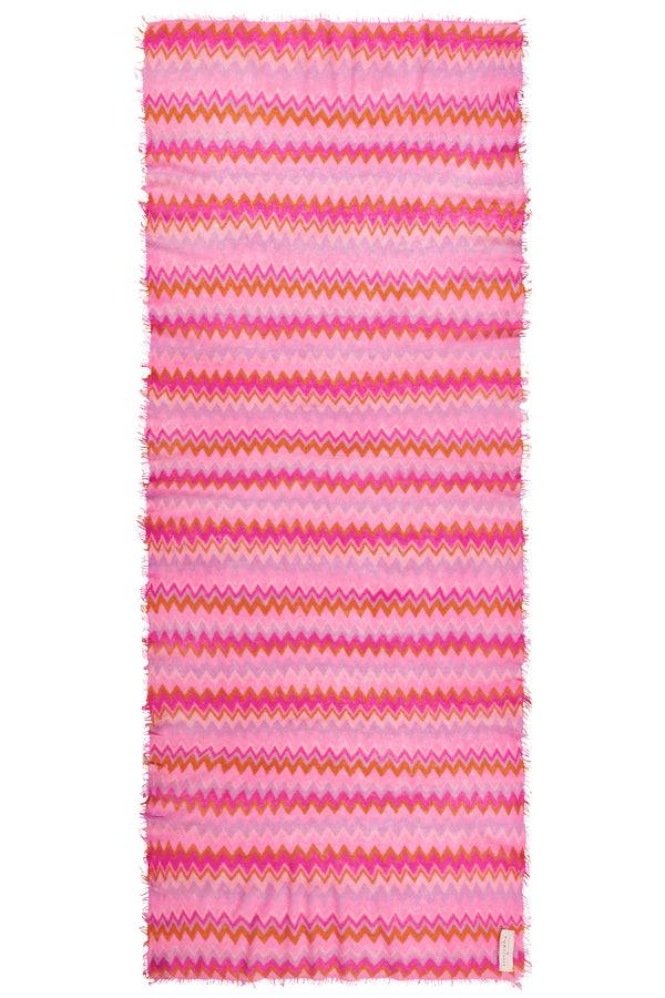 Pur Schoen Schal chevron flamingo-rose Bis zu 55% Rabatt