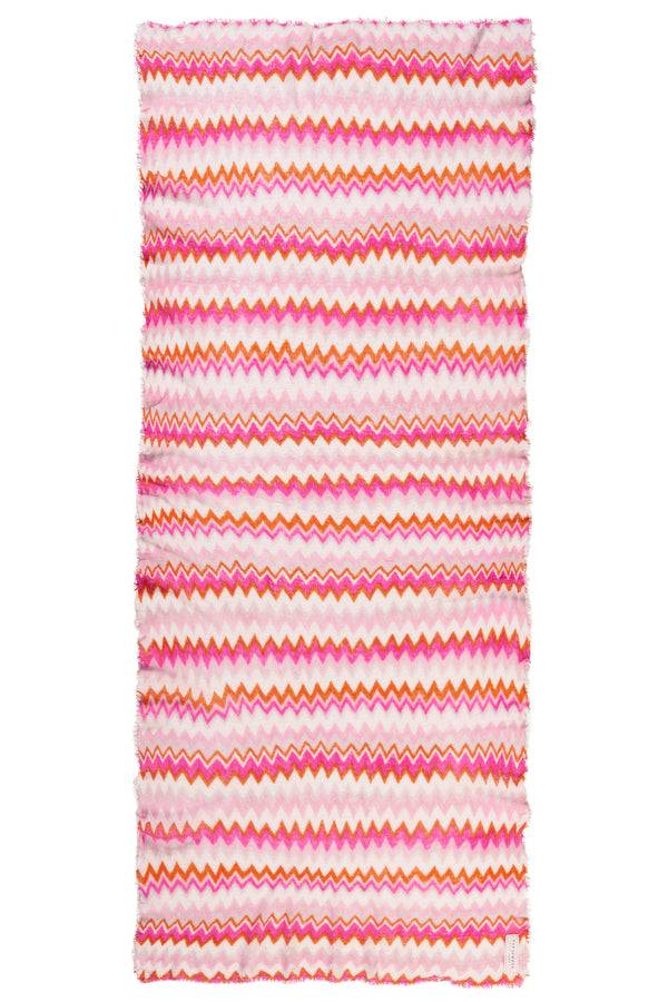 Pur Schoen Schal chevron pink-lavendel 50% Rabatt mit kostenlosem Versand