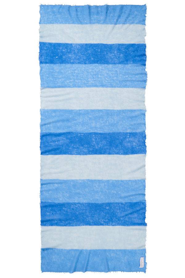 Pur Schoen Schal block 3 sky blue Exklusive Angebote