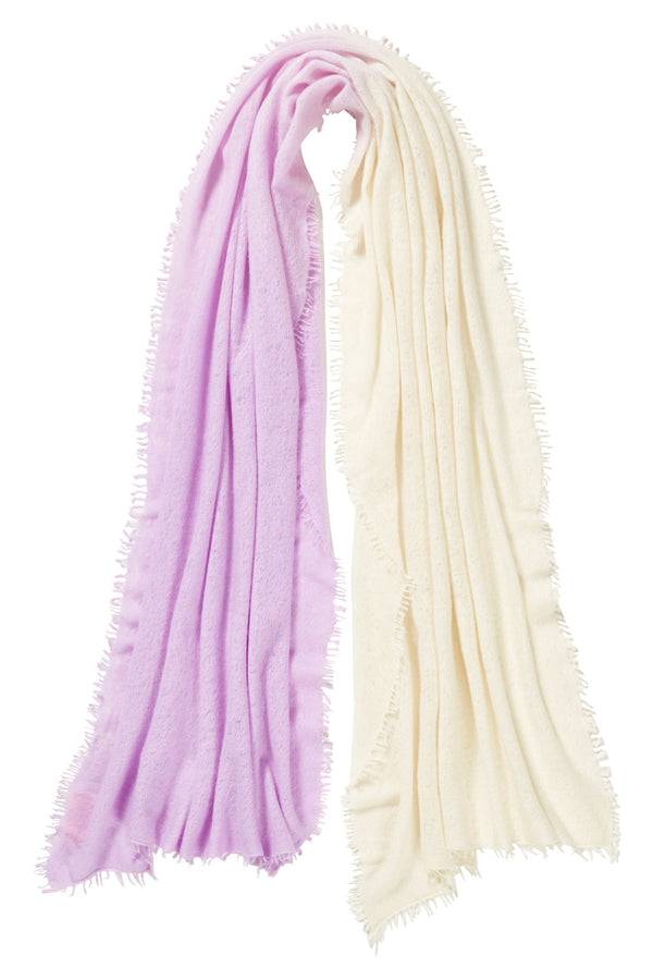 Pur Schoen Schal ombre flieder-natural Tiefpreis