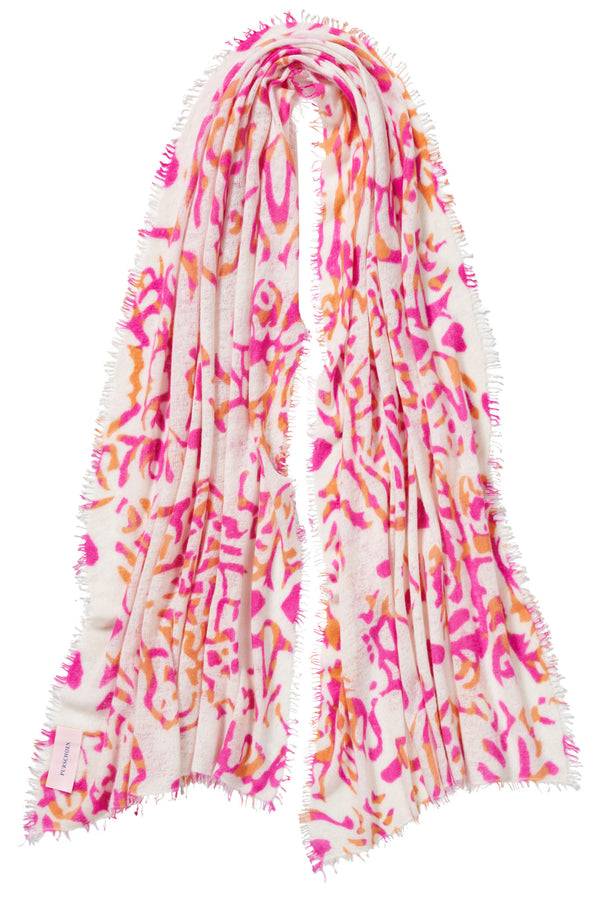 Pur Schoen Schal djungle heart pink Begrenzte Freigabe