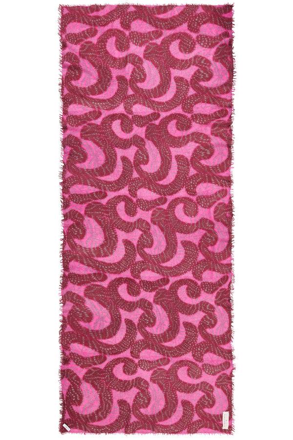 Pur Schoen Schal sprinkle bordo-pink Nur noch ein Tag übrig