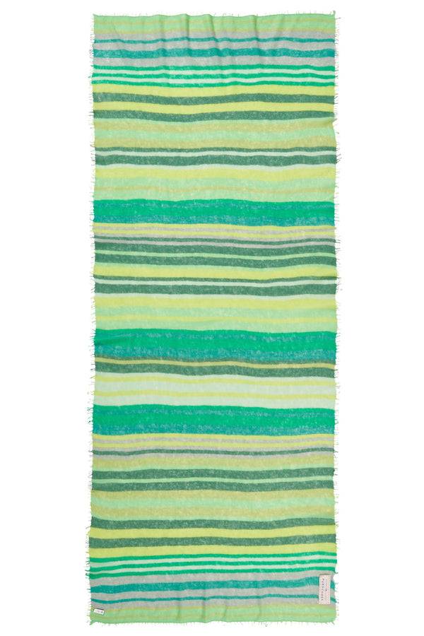 Pur Schoen Schal rainbow green dream 2025