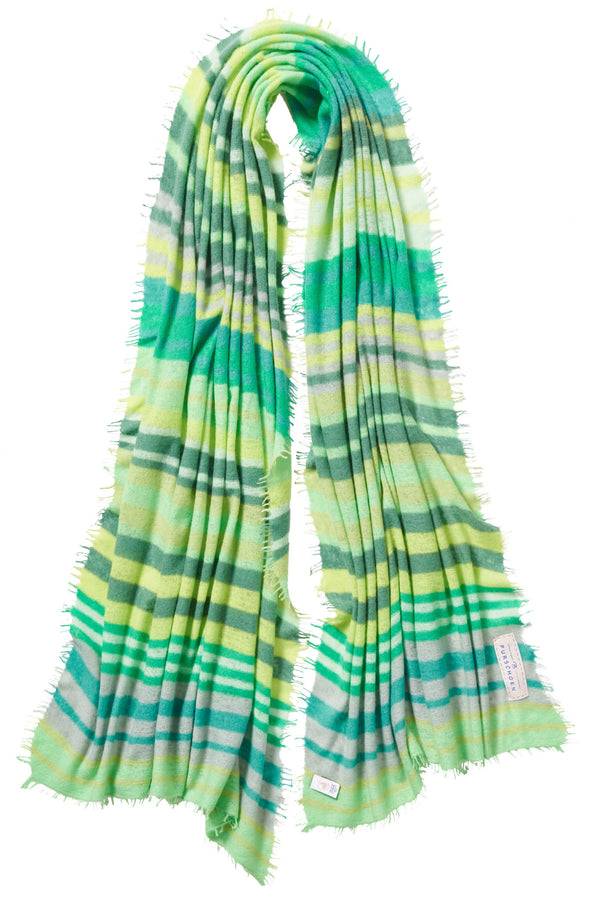 Pur Schoen Schal rainbow green dream 2025