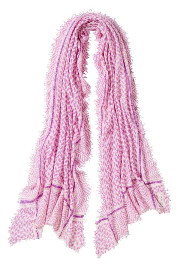 Pur Schoen Schal pali ps flieder-puder rose im Angebot