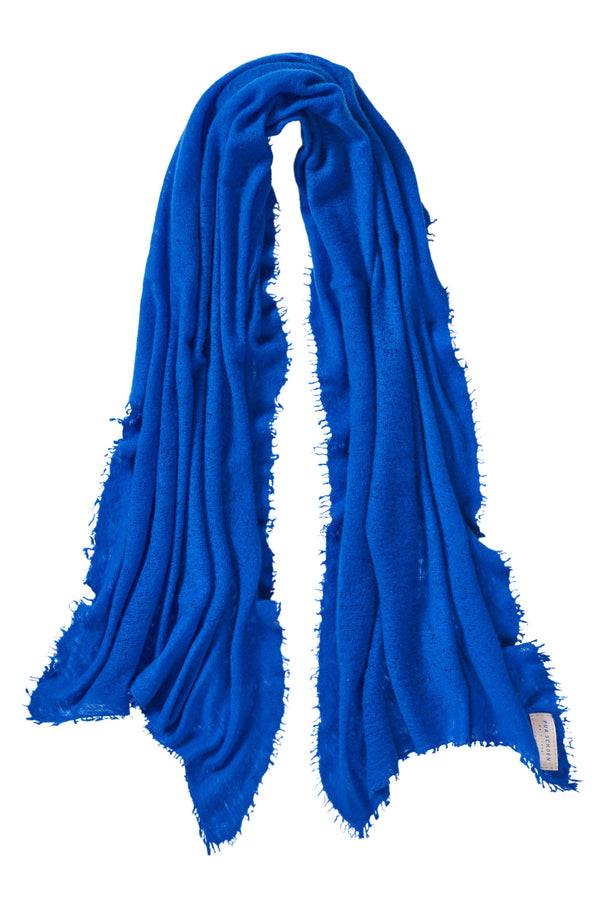 Pur Schoen Schal neon blau Fabrikpreis
