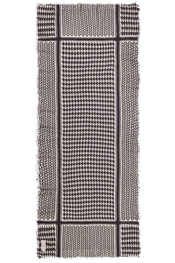 Pur Schoen Schal milano black-natural Begrenztes Angebot