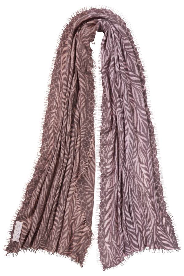 Pur Schoen Schal leafgarden multi nougat dark Valentinstagsangebot