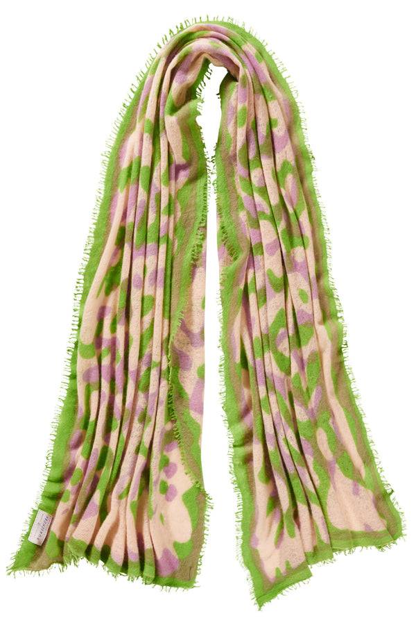 Pur Schoen Schal kalahari flieder-lime VIP-Rabatte