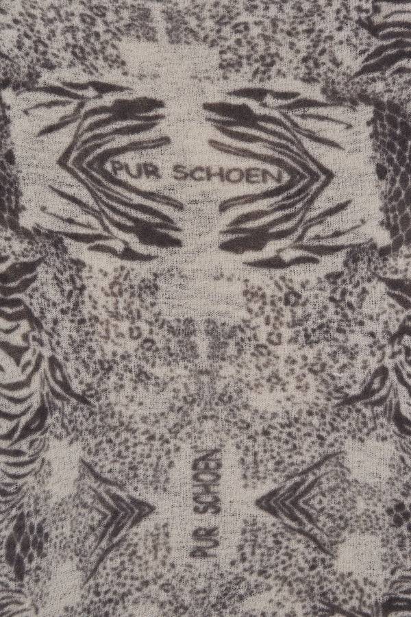 Pur Schoen Schal crazy animal stone grey-stone II Bis zu 65% Rabatt