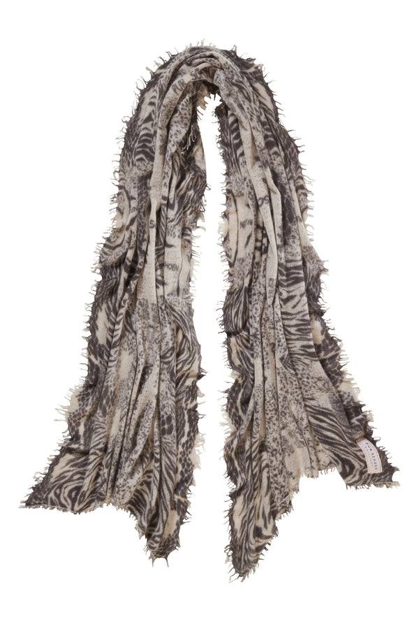 Pur Schoen Schal crazy animal stone grey-stone II Bis zu 65% Rabatt