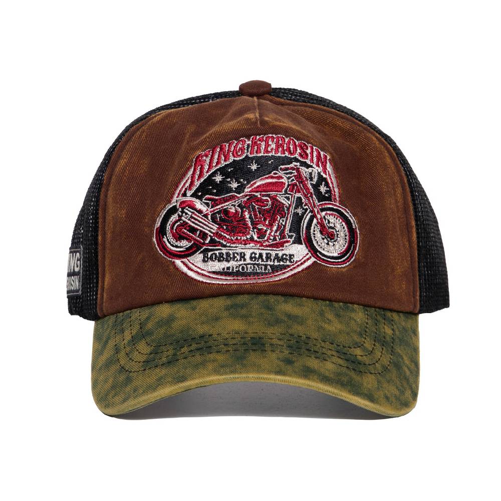 Queen Kerosin Trucker Cap «Bobber Garage» Osterangebot