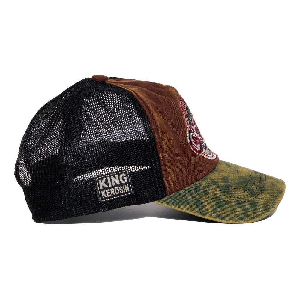 Queen Kerosin Trucker Cap «Bobber Garage» Osterangebot