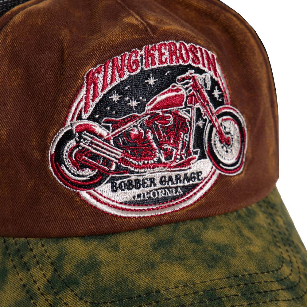 Queen Kerosin Trucker Cap «Bobber Garage» Osterangebot