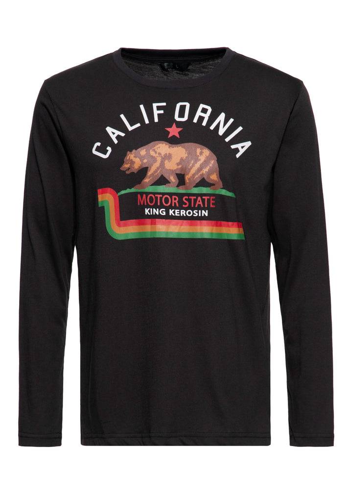 Queen Kerosin Langarmshirt «California» Blitzangebot