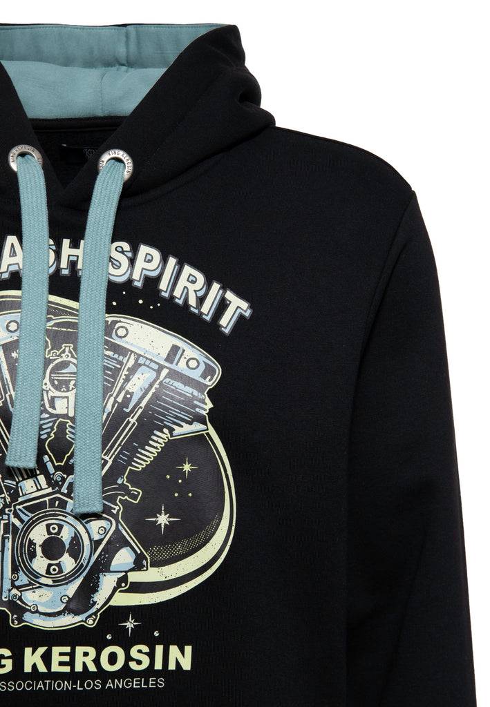 Queen Kerosin Hoodie «Unleash Spirit» VIP-Rabatte