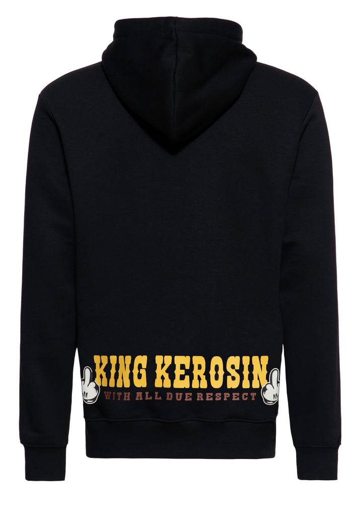 Queen Kerosin Hoodie «Natural Born Badass» Tiefpreis