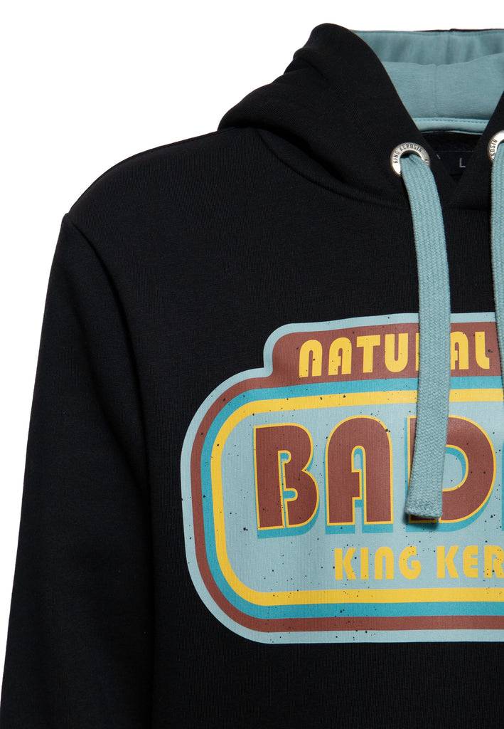 Queen Kerosin Hoodie «Natural Born Badass» Tiefpreis