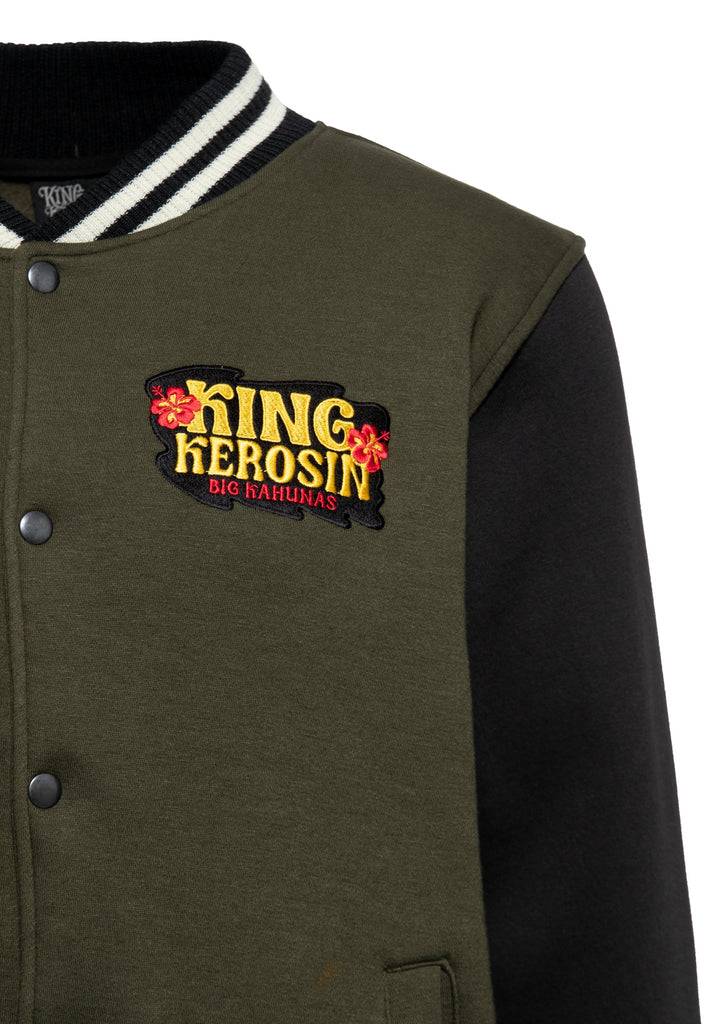 Queen Kerosin College Jacke «Big Kahunas» Kostenlose Rückgabe