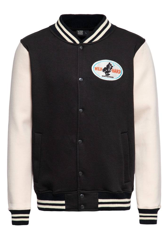 Queen Kerosin College Jacke «Super Cock» Begrenzte Freigabe