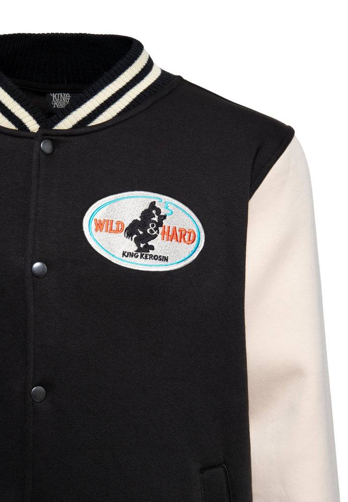 Queen Kerosin College Jacke «Super Cock» Begrenzte Freigabe
