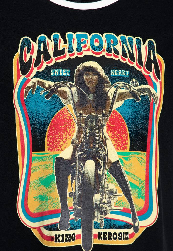 Queen Kerosin T-Shirt «Sweet Heart» Letzte 3 Tage