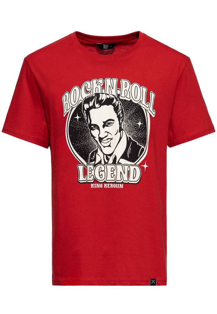 Queen Kerosin T-Shirt «Rock 'n' Roll Legend» Bis zu 50% Rabatt