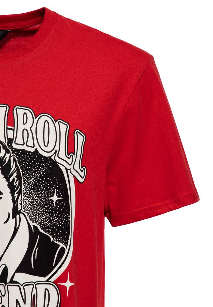 Queen Kerosin T-Shirt «Rock 'n' Roll Legend» Bis zu 50% Rabatt