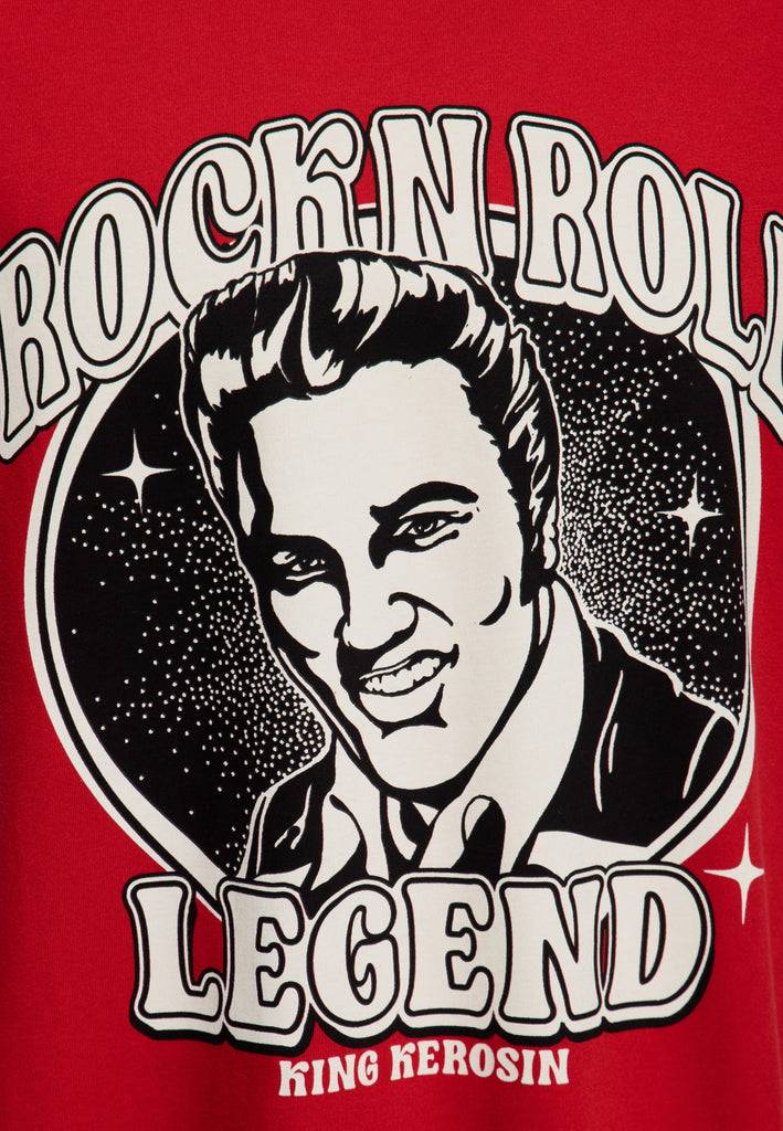 Queen Kerosin T-Shirt «Rock 'n' Roll Legend» Bis zu 50% Rabatt