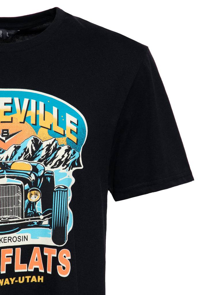Queen Kerosin T-Shirt «Bonneville Salt Flats» Bis zu 60% Rabatt