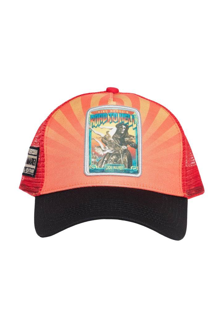 Queen Kerosin Trucker Cap «Road to Hell» Discount Store für neue Produkte