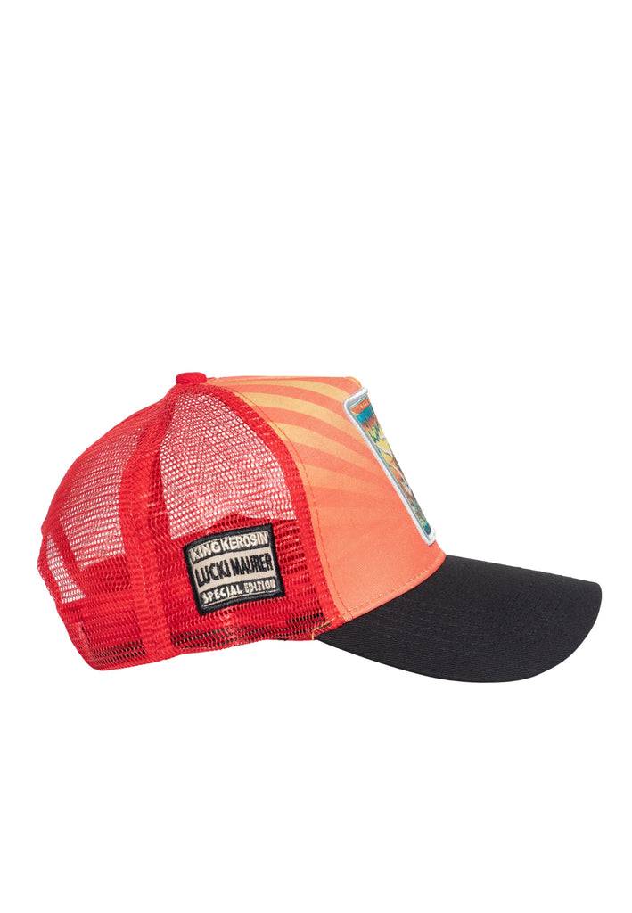 Queen Kerosin Trucker Cap «Road to Hell» Discount Store für neue Produkte