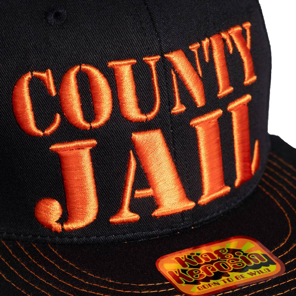 Queen Kerosin Flat Brim Cap «County Jail» Riesige Rabatte