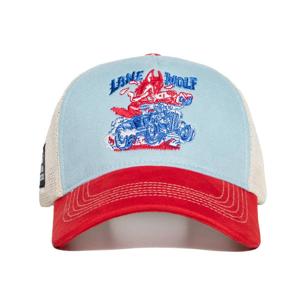 Queen Kerosin Trucker Cap «Lone Wolf» Günstiger Verkauf