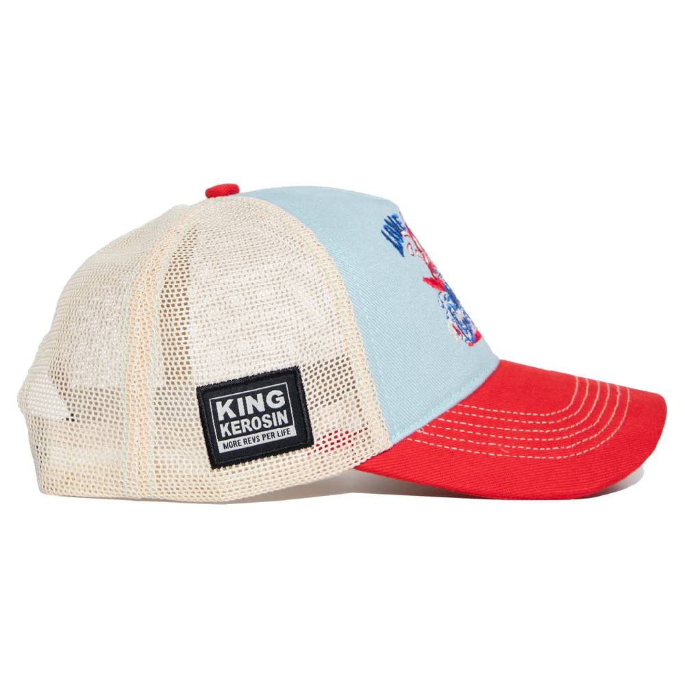 Queen Kerosin Trucker Cap «Lone Wolf» Günstiger Verkauf
