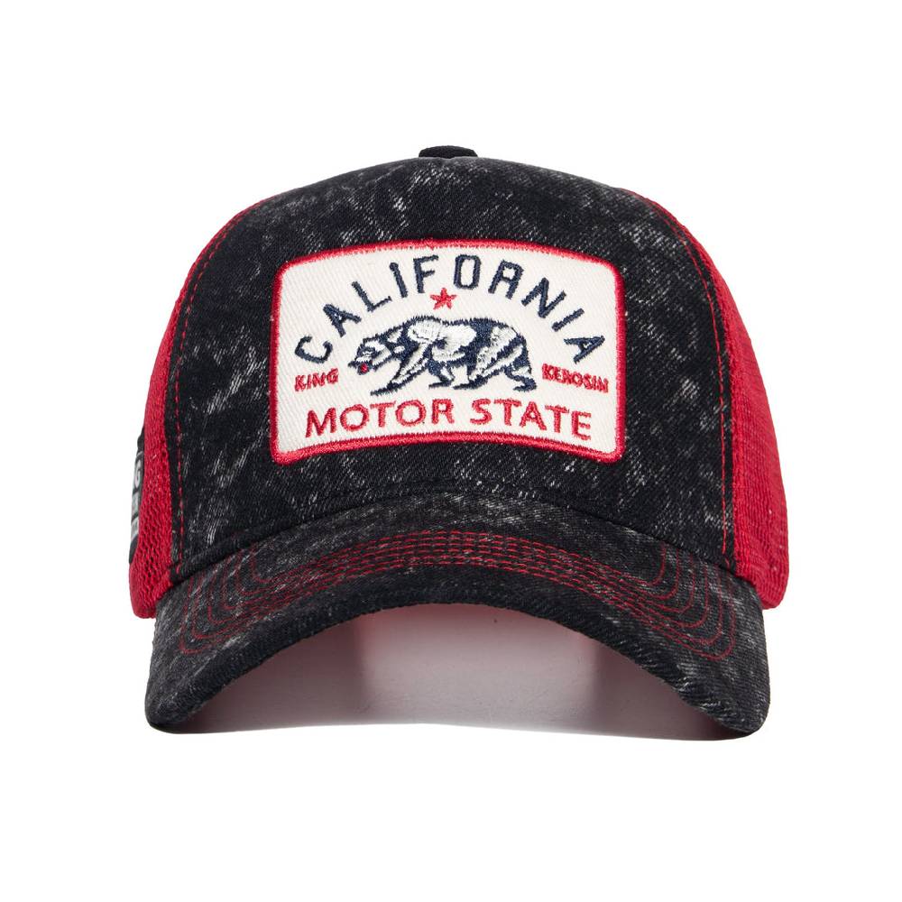Queen Kerosin Trucker Cap «California» Kostenloser Versand