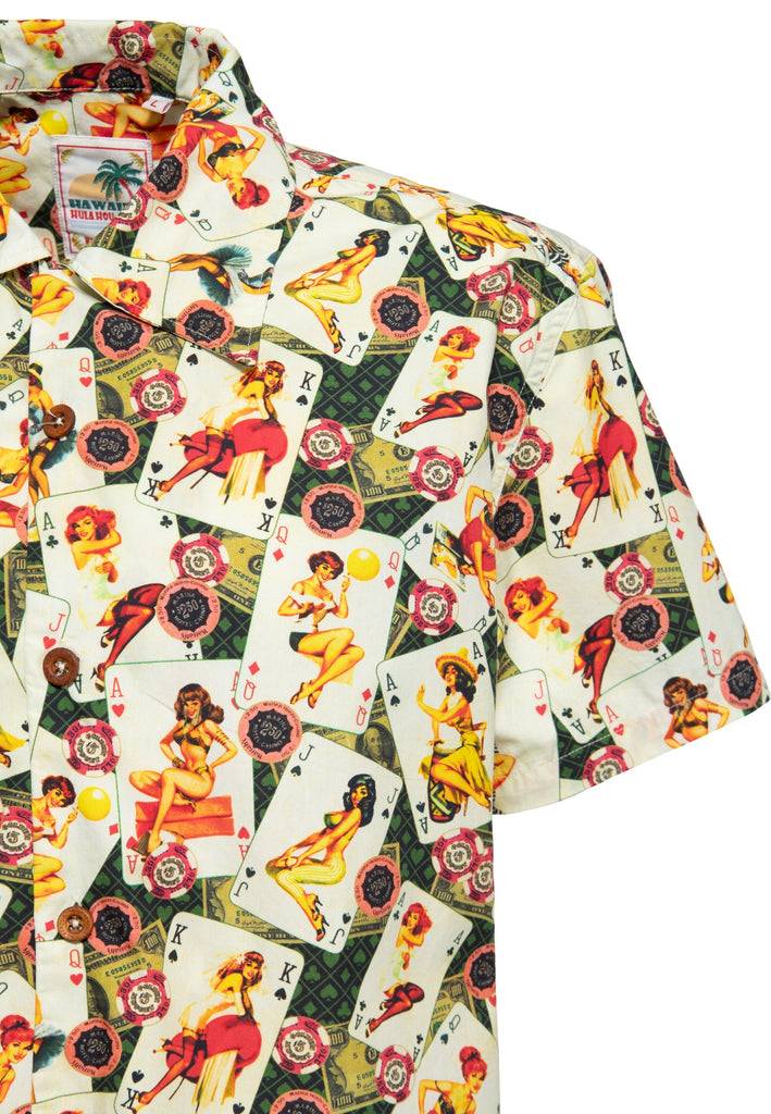 Queen Kerosin Hawaiihemd «Vegas Vibes» Günstig kaufen