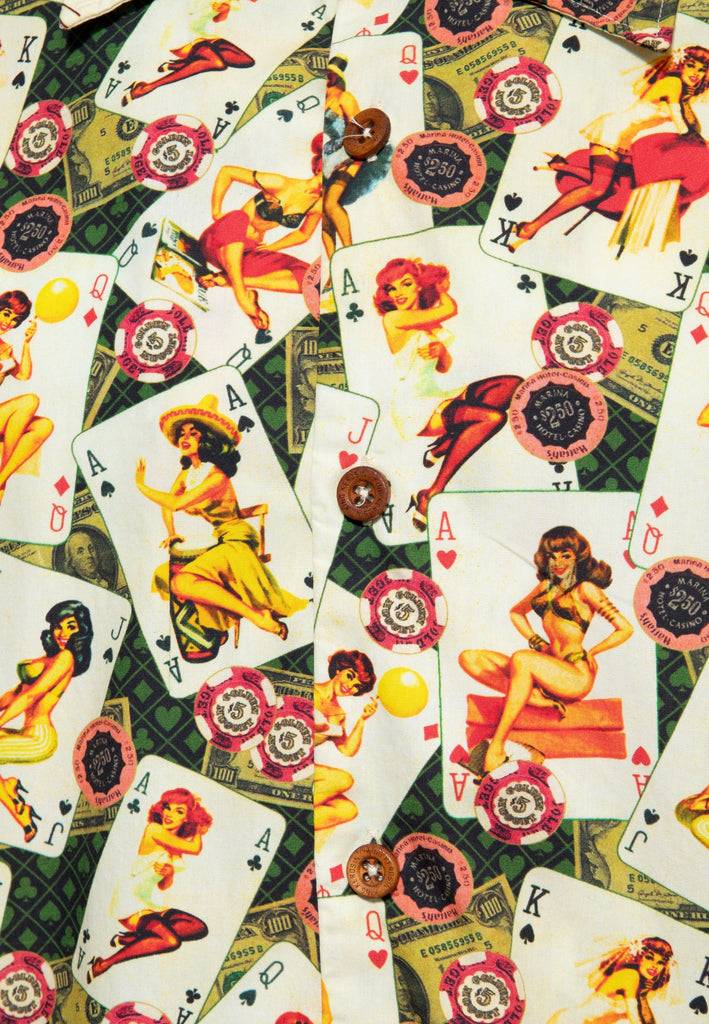 Queen Kerosin Hawaiihemd «Vegas Vibes» Günstig kaufen