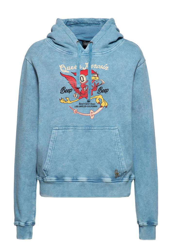Queen Kerosin Hoodie «Beep Beep» Preisnachlass