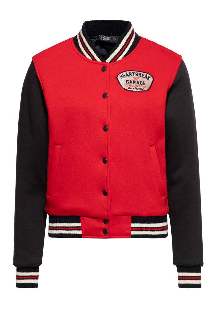 Queen Kerosin College Jacke «Heartbreak Garage» Vatertagsangebot
