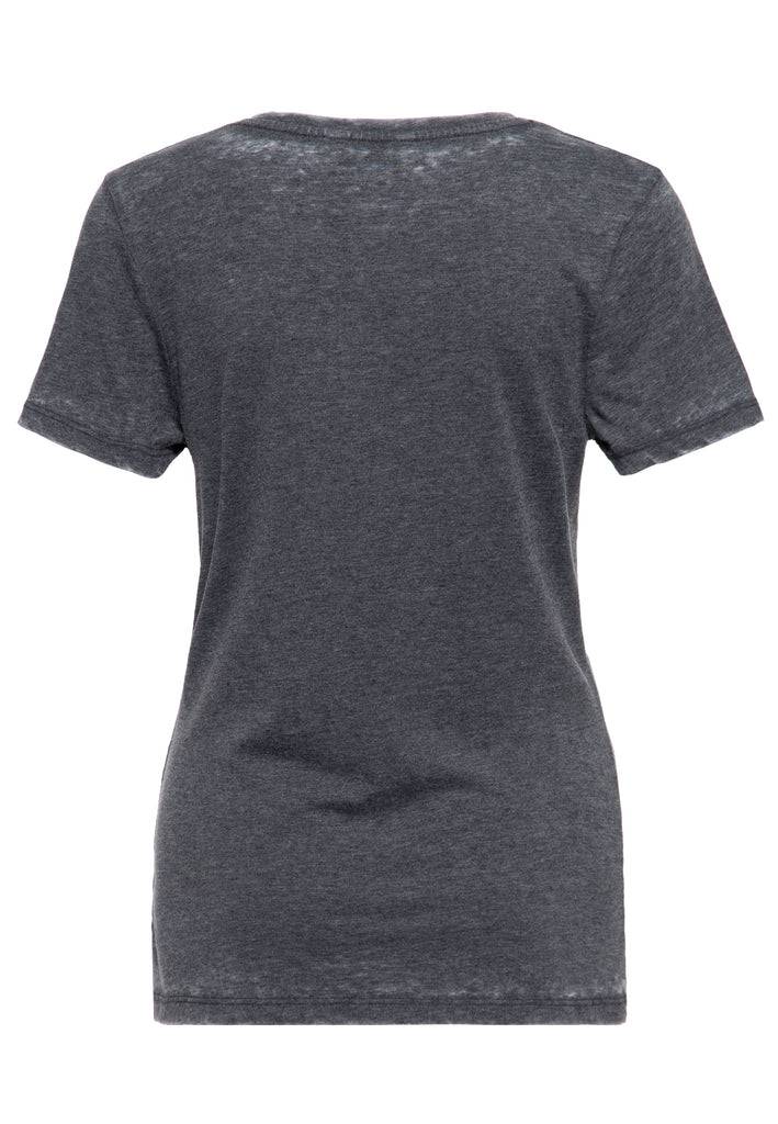 Queen Kerosin Enzym Wash T-Shirt «Hasta La Muerte» Heißer Verkauf