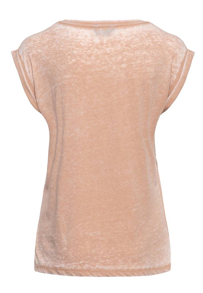 Queen Kerosin Enzym Wash T-Shirt «Heartbreak Garage» Top Angebot