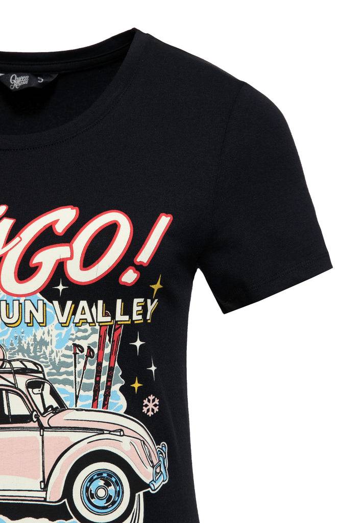 Queen Kerosin T-Shirt «Sun Valley» Saisonale Angebote