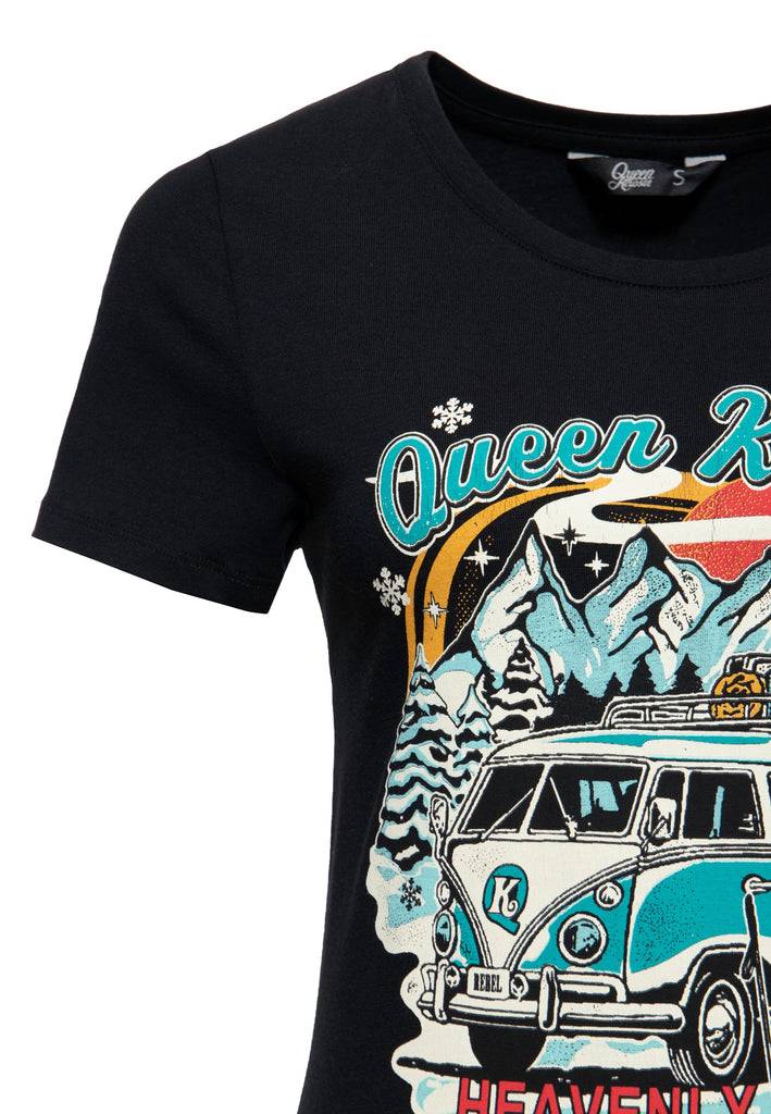 Queen Kerosin T-Shirt «Heavenly Valley» Räumungsverkauf