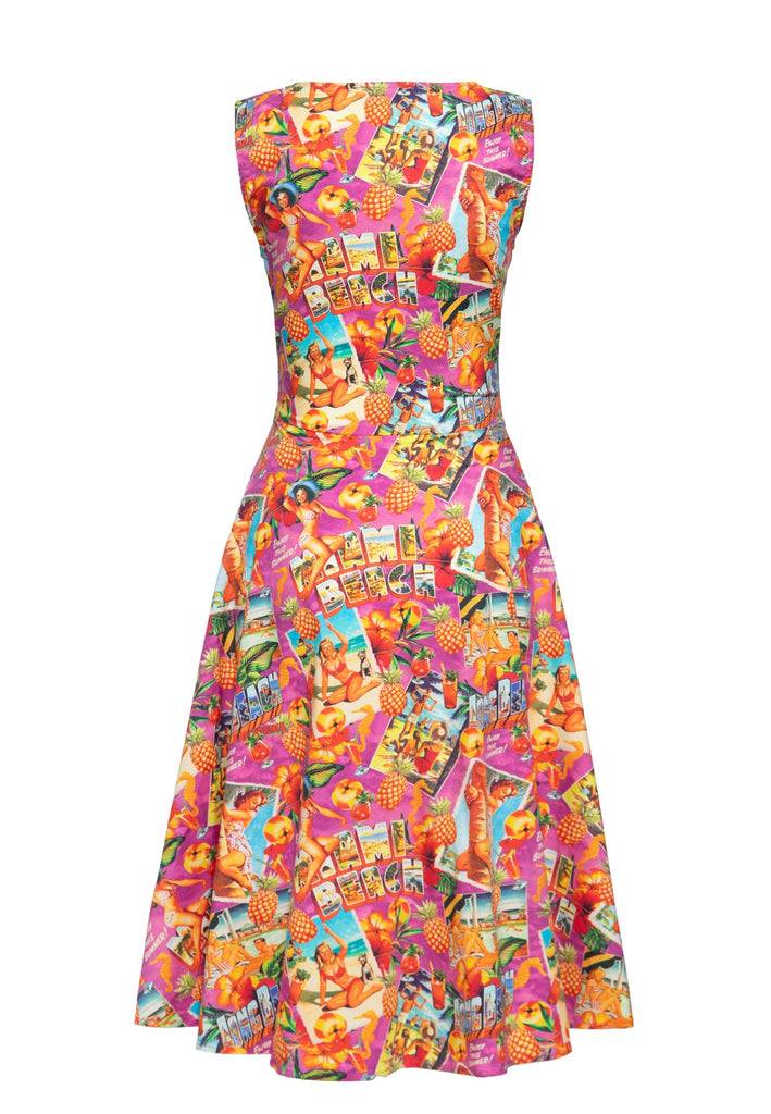 Queen Kerosin Swingkleid «Miami & Long Beach» Riesige Ersparnisse