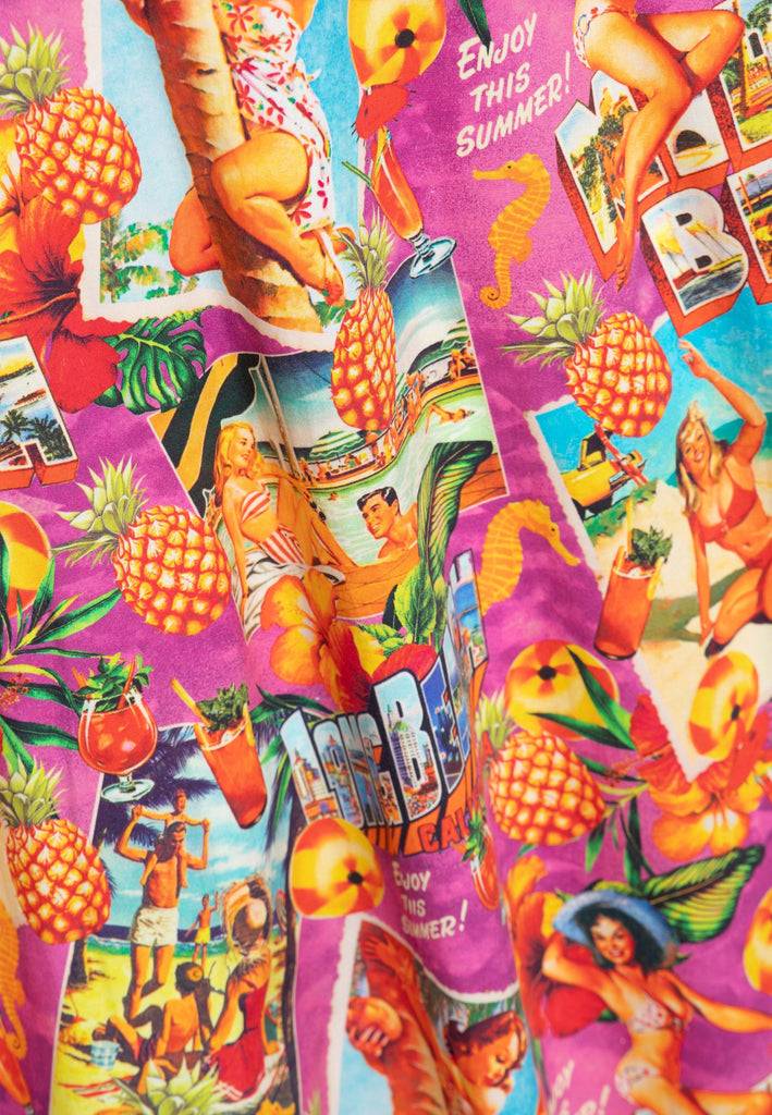 Queen Kerosin Swingkleid «Miami & Long Beach» Riesige Ersparnisse