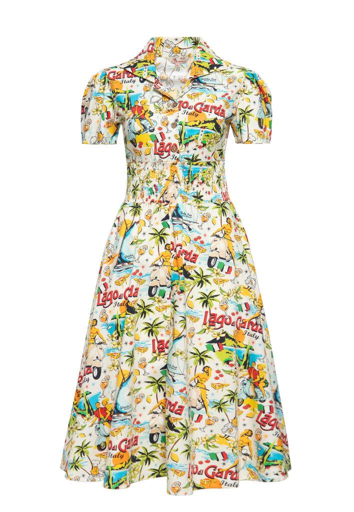 Queen Kerosin Swingkleid «Lago di Garda» Kostenlose Rückgabe