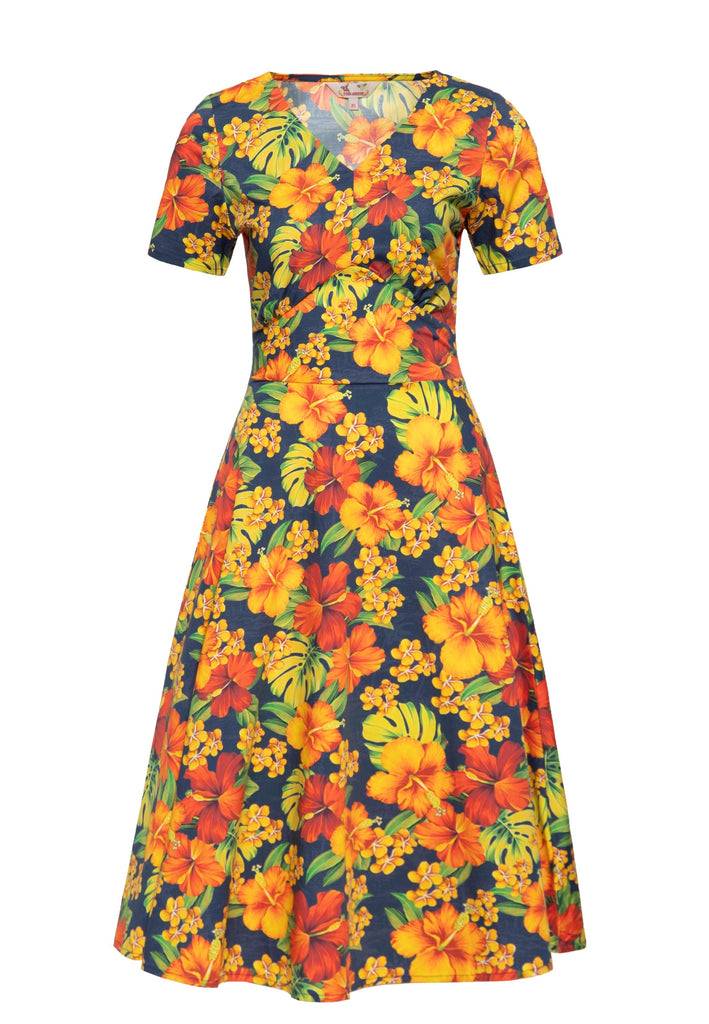 Queen Kerosin Swingkleid «Hibiskus» JETZT KAUFEN