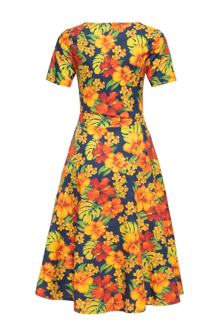 Queen Kerosin Swingkleid «Hibiskus» JETZT KAUFEN