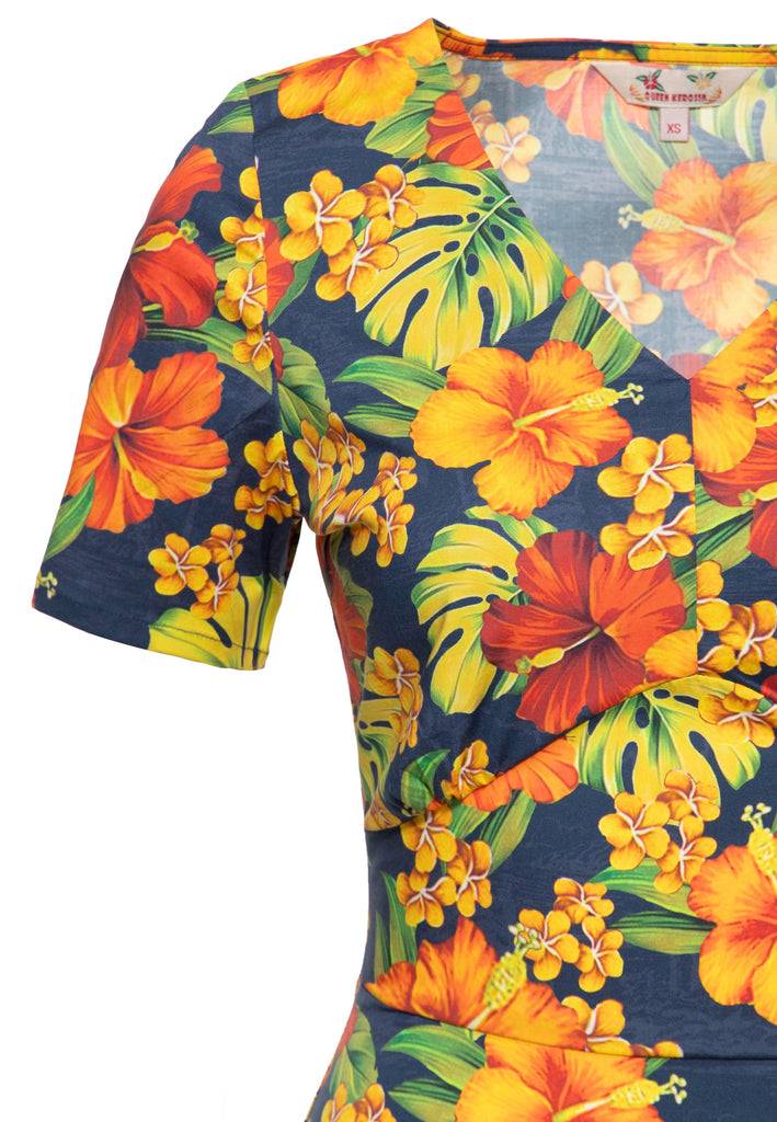 Queen Kerosin Swingkleid «Hibiskus» JETZT KAUFEN